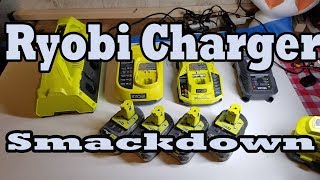 Ryobi ONE+ Battery Charger Smackdown