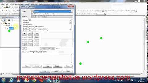 Selection by Attributes using ArcMap 10 2