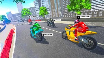 Bike Race Extreme City Racing Gmaes 12 Player Race । Android Gameplay