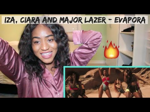 Iza, Ciara And Major Lazer - Evapora | Reaction