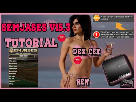 GTA 5 Tutorial How To Install Mod Menu Semjases Sprx V15.3 From The Start to Finish (DEX/CEX/HEN)