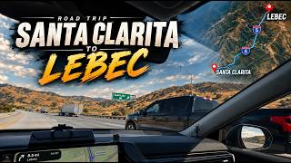 California Road Trip | Santa Clarita to Lebec via I-5 | Scenic 4K Drive