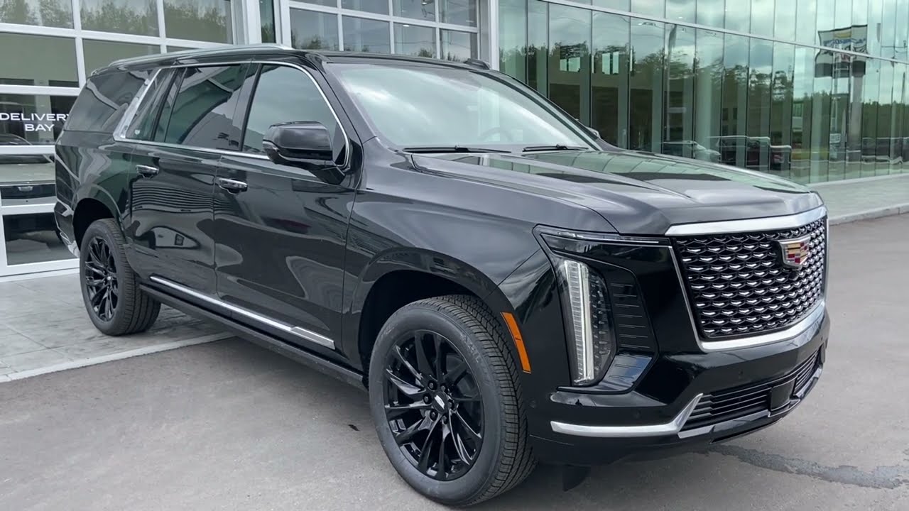 Black 2025 Cadillac Escalade ESV Premium Luxury Calgary AB Wolfe Auto Group | Stock Number: YS352816