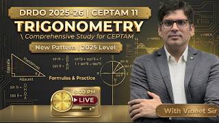 Trigonometry🔥 | Day 52 | DRDO CEPTAM-11 Maths | Vineet Jhajhria Sir | Magical Aptitude