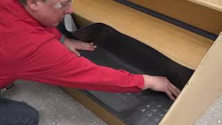 Angle Fit™ Rubber Stair Treads Installation