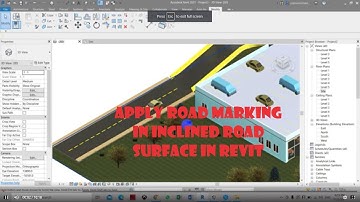 Apply Road Marking in Inclined Road Surface in Revit