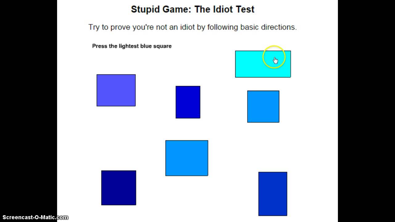 Test Games Test Games
