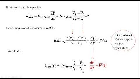 Grade 11 Sc Physics Chapter 7 / Instantaneous acceleration vector