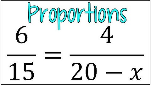 How to Use Cross Products to Solve for an Unknown in a Proportion & Check Your Answer