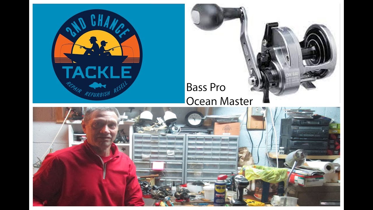 Bass Pro Ocean Master lever drag fishing reel how to take apart and service  