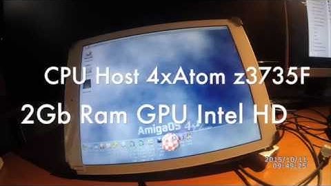 AmigaOs 4.1 on TABLET!!!!!!