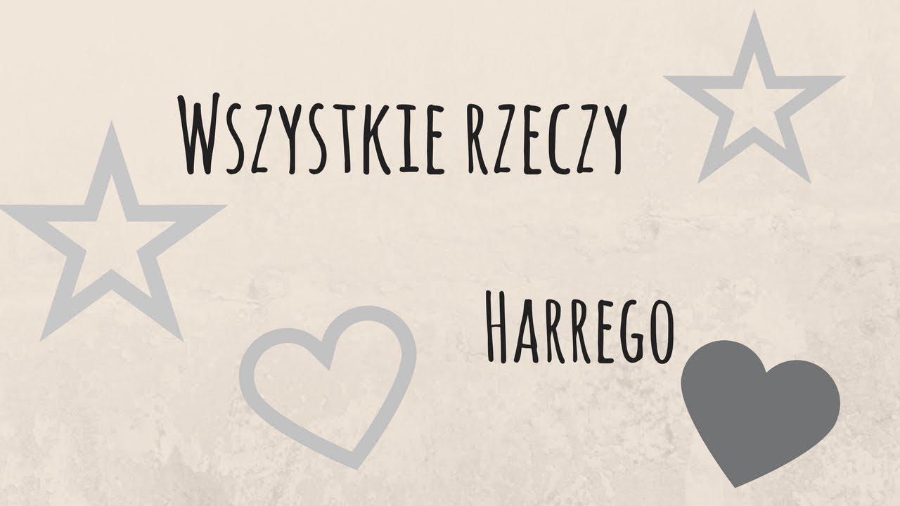 Wszystkie rzeczy Harry'ego