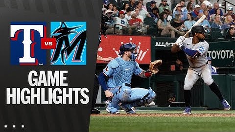 Rangers vs. Marlins Game Highlights (9/21/25) | MLB Highlights