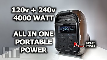 EcoFlow Delta Pro 3 | 4000W 240V Split Phase Zonne-energiecentrale