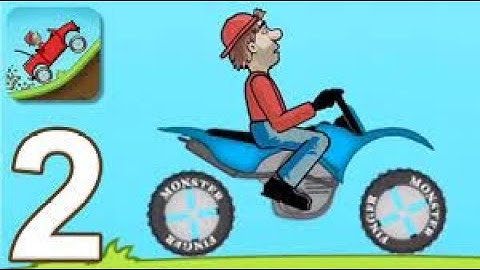 Hill Climb Racing - Gameplay Walkthrough Part 2 - Motocross Bike (iOS, Android)