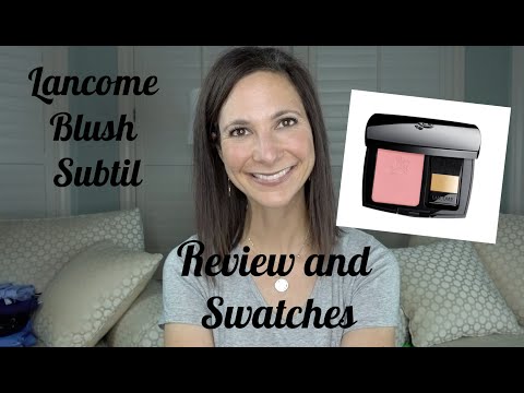 Wideo: Lancome Blush Subtil Shimmer Pink Splash Review, Swatch, Look