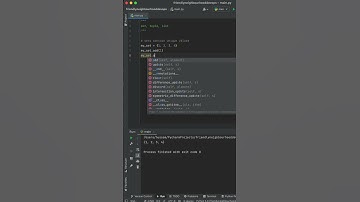 Python interview question, difference between set, tuple and list