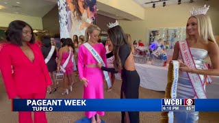 Miss Mississippi Volunteer contestants gather in the All-America City ahead of this year's pageant