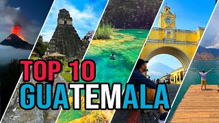 🔴 TOP TEN GUATEMALA 🇬🇹 ▶︎ BEST PLACES TO VISIT + Travel Tips by SantosRecorre 15,578 views 8 months ago 22 minutes