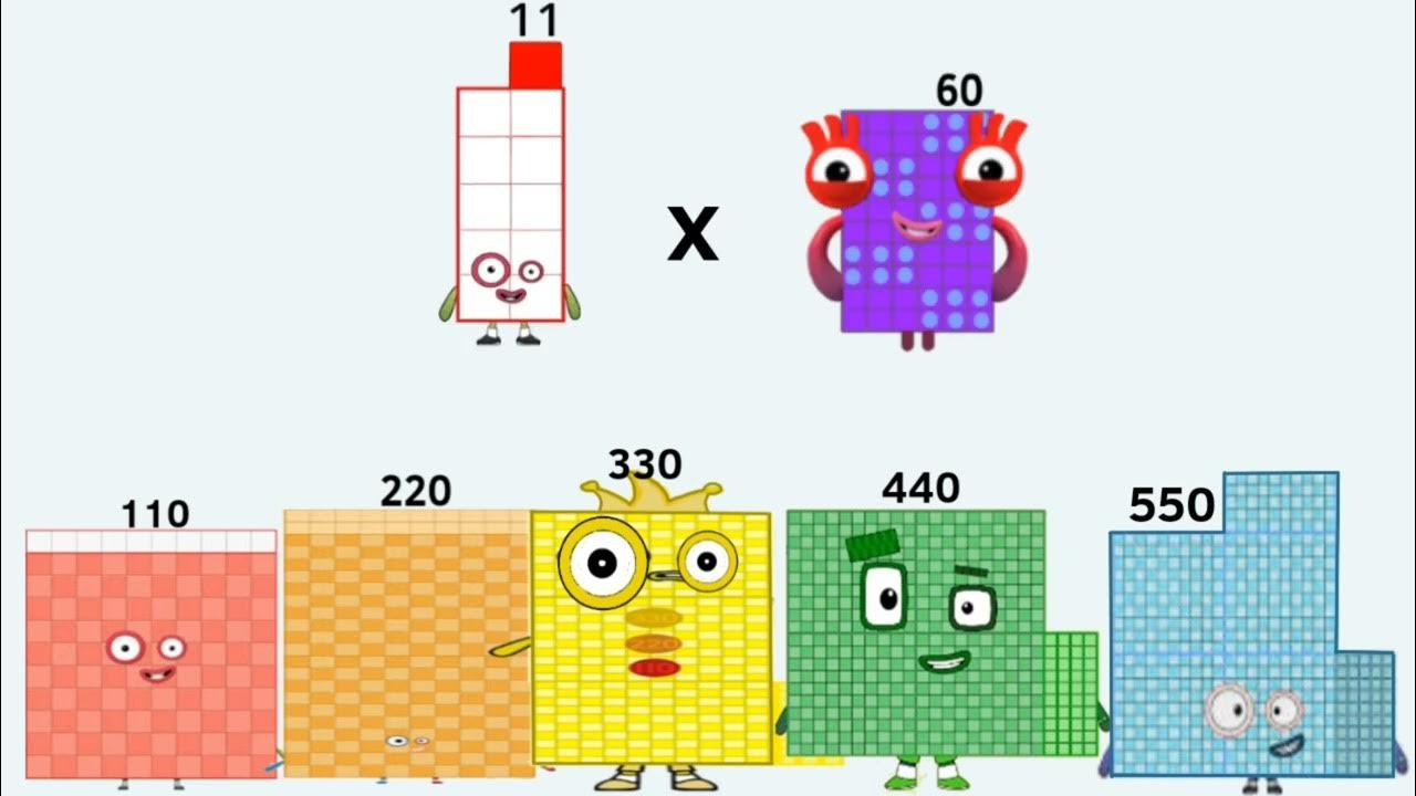 Numberblocks 11 Times Table Stage 1 To 3 And Generate Value Up To 11