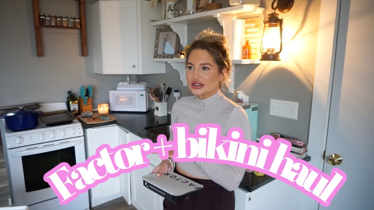 VLOG:  factor meals + swimsuit haul