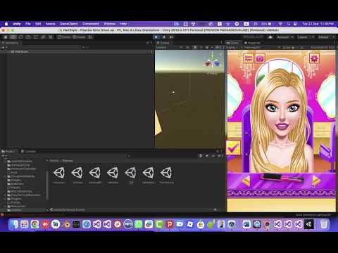 dress up unity source code