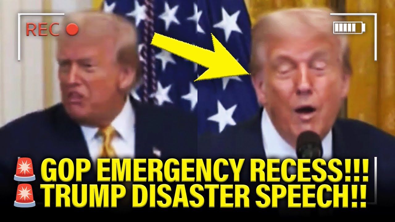 Trump gives DISASTER SPEECH as House SHUTS DOWN