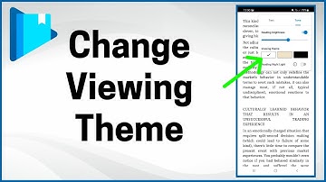 How to Change Theme on Google Play Books