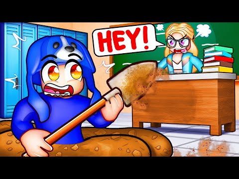 ROBLOX DIG TO ESCAPE DETENTION!