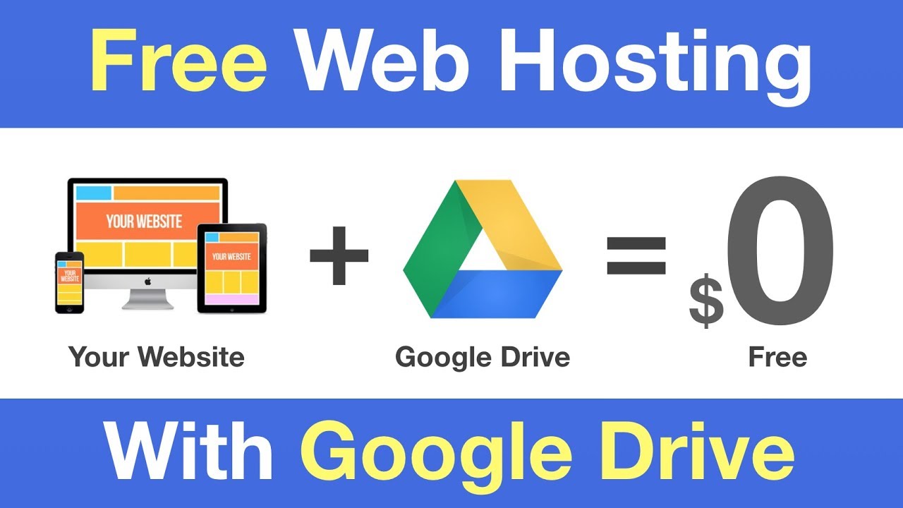 โฮ ส ฟรี  Update New  How to Host a website in Google Drive with custom Domain