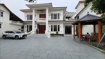 biệt thự nhà vườn mái nhật 2 tầng tân cổ điển 5 phòng ngủ