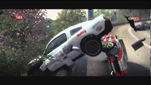 GRID 2 - Massive CRASH AI Pile Up