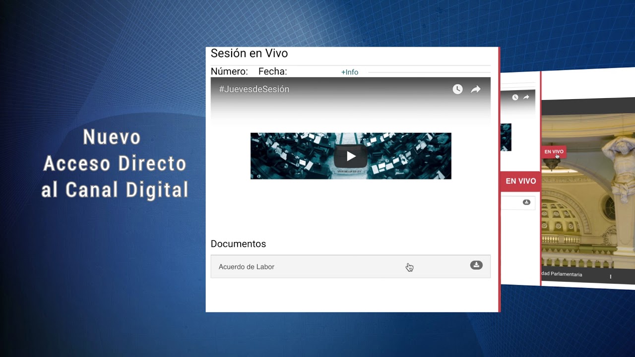 Lanzamiento nueva web legislatura de san juan