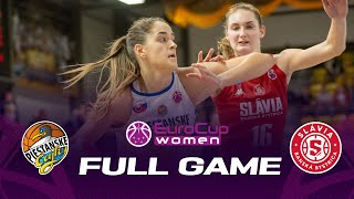 Piestanske Cajky v Slavia Banska Bystrica | Full Basketball Game | EuroCup Women 2022