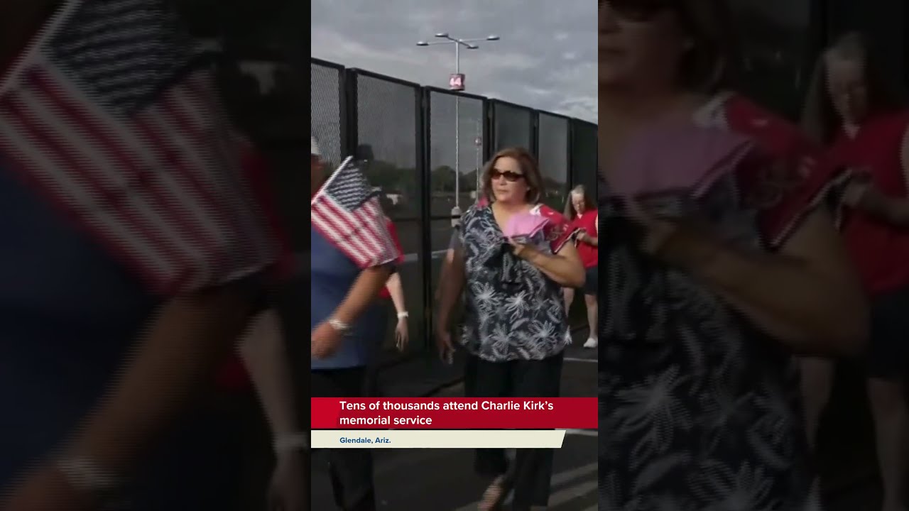 Tens Of Thousands Attend Charlie Kirk S Memorial Service Charliekirk Charli