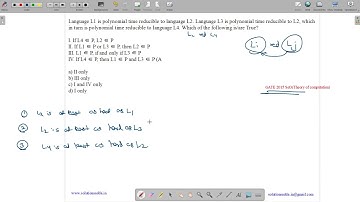 GATE 2015 SET-3 | TOC | REDUCABILITY | GATE TEST SERIES | SOLUTIONS ADDA | EXPLAINED BY VIVEK