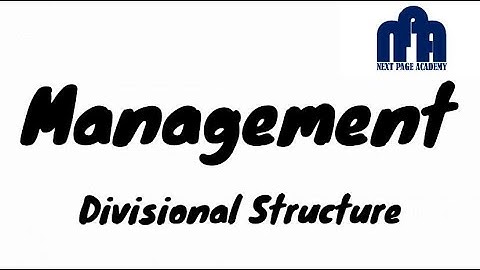 Divisional Organisational Structure
