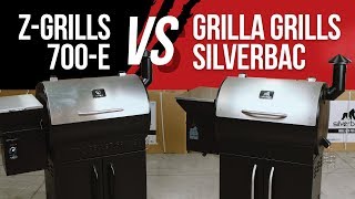 ZGrills 700 E vs Grilla Grills Silverbac  | Compare Pellet Smokers