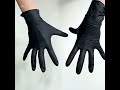 Guantes de nitrilo negros talla S – 100 uds video