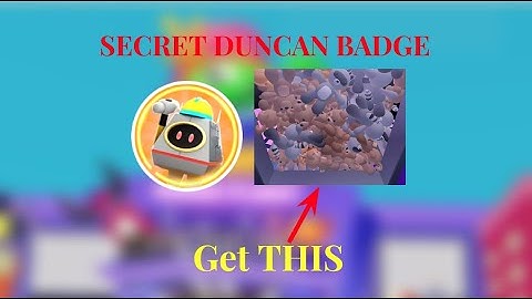SECRET DUNCAN BADGE in Claw Machine Simulator!