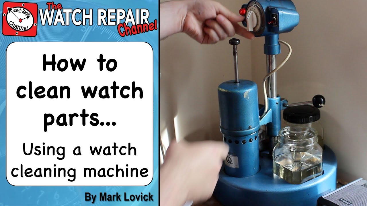 How to clean watch parts and what solutions to use. Watch repair tutorials.  