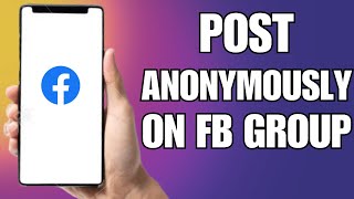 How To Post Anonymously On Facebook Group As A Member screenshot 1