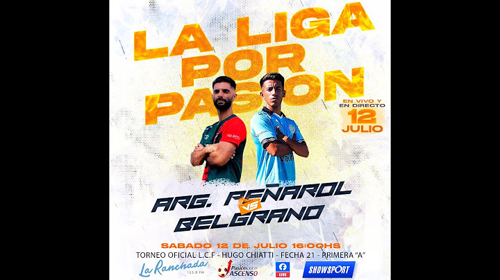 ARG. PEÑAROL VS BELGRANO | Torneo Oficial 2025 - Hugo Chiatti - Liga Cordobesa de Fútbol