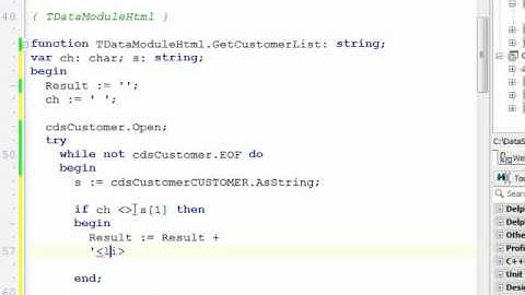 Delphi Labs: DataSnap XE - jQueryMobile Web Frontend (Part 3/3)