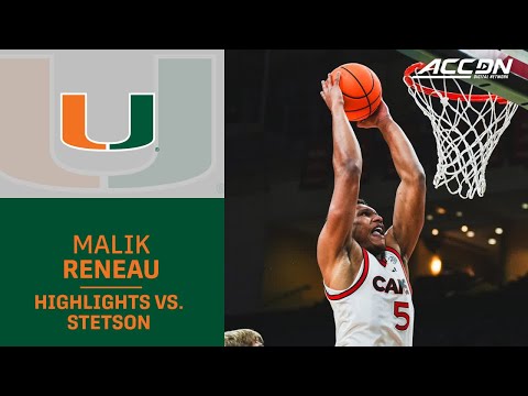 Miami's Malik Reneau Balls Hard In Win Over Stetson
