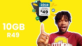 How To Buy 10Gig MTN Data Bundles With R49 | Students data deal