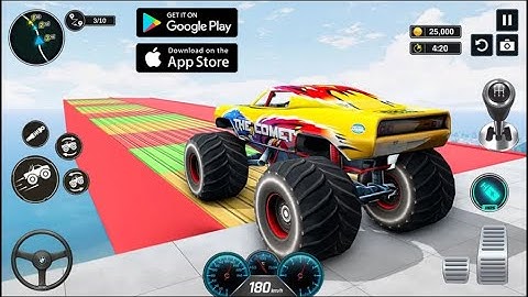 Flying Superhero Monster Truck | Gameplay Walkthrough | All Levels 1-5 | Android, iOS | MOBILE GAMES