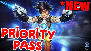I used a PRIORITY PASS for the FIRST time | Overwatch New Update (Flex Role Queue)