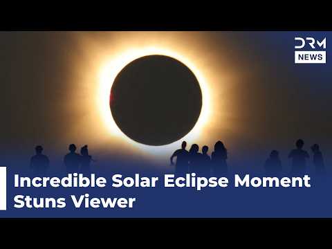 ☀️🌑 Stunning Solar Eclipse Creates Unforgettable Moment | AA1Y