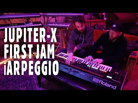 Roland Jupiter-X iArpeggio: First Jam